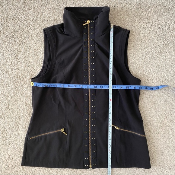 Zenergy By Chico’s Women’s Black with Studded Detail Vest - Picture 6 of 8